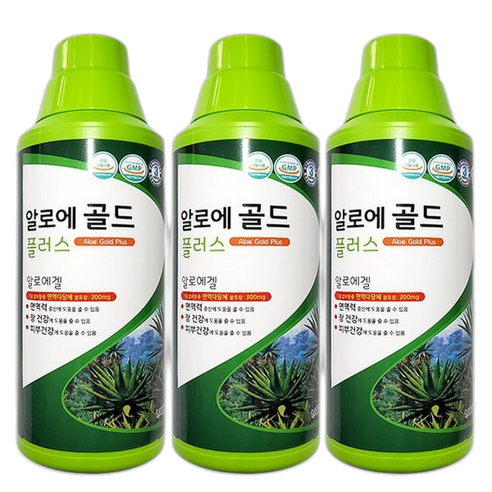 녹십초알로에 골드 플러스 알로에겔 1000gx3병