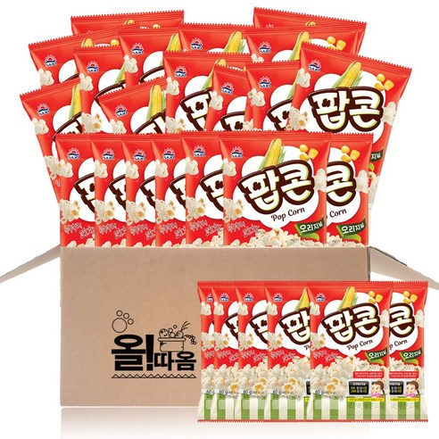 올따옴) 사조 로하이팝콘 오리지날 80g 24입, 24개