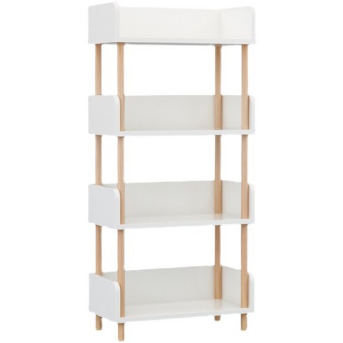 거실이나 작업공간에 우아함과 편의성을 더해주는 태영스토어의 다기능 4단 진열 책상 선반