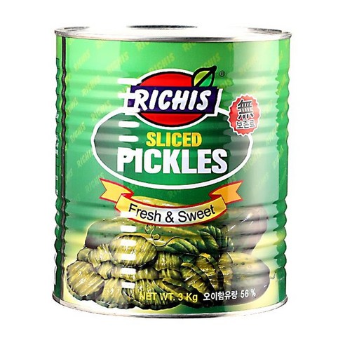 동서 리치스 슬라이스 오이피클, 3kg, 1개