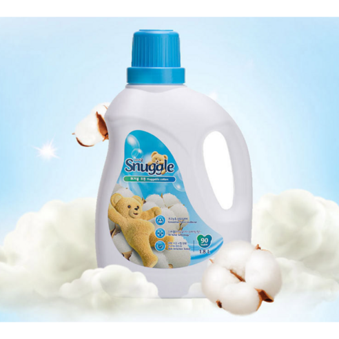 스너글 초고농축 섬유유연제 허거블 코튼 본품, 1.8L, 9개