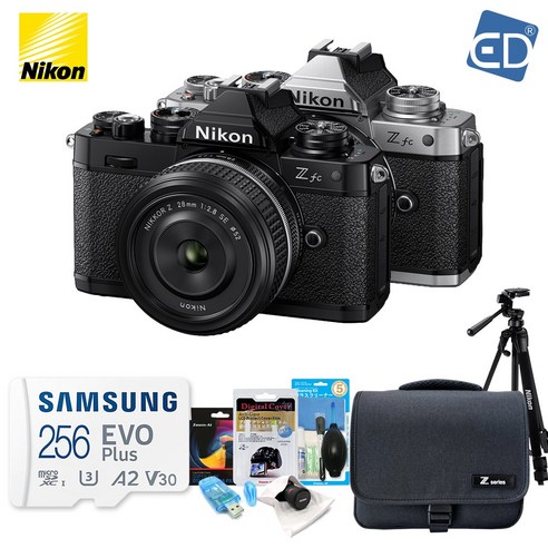 니콘정품 Z fc 28mm f2.8 Classic KIT 미러리스 +256G 패키지 /ED