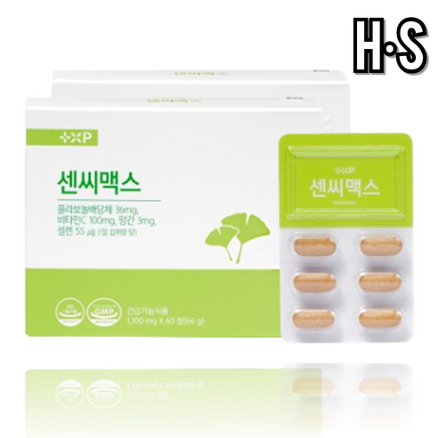 혈액순환장애 하지정맥 다리 혈관 에 좋은 음식 혈약순환제 징코 영양제, 2세트, 120정