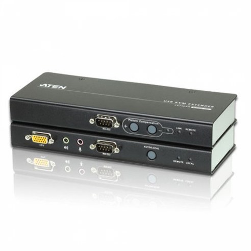 ATEN CE750A USB VGA/오디오 Cat 5 KVM 연장기, 1개