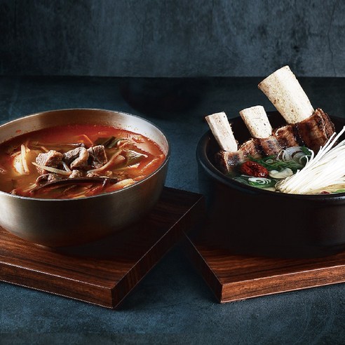 백암골국밥 갈비탕 울산 유명 맛집 550g 간편한 한끼 식사 국밥 밀키트, 5개