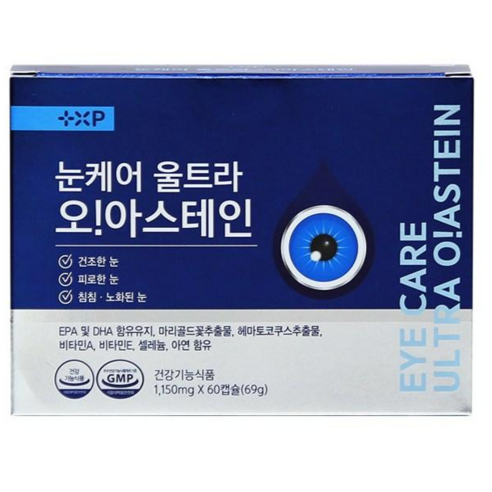 [포레약사몰]이왕먹을거 더좋게 눈건강 눈에 좋은 영양제 올인원 배합제품, 1개, 60정