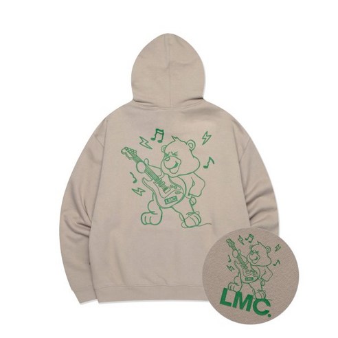 LMC PUNK BEAR HOODIE sand