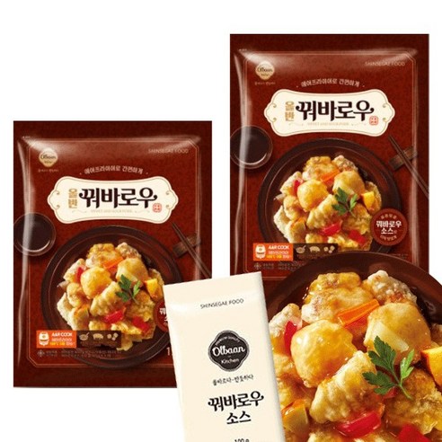 [다만세푸드] 신세계푸드 올반 꿔바로우 1.2kg x 2개