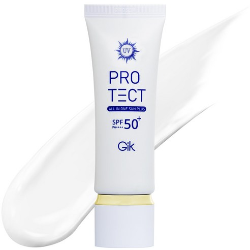 GIK 올인원 썬플러스 유기자차 데일리 선크림 (SPF50+), 40ml, 1개