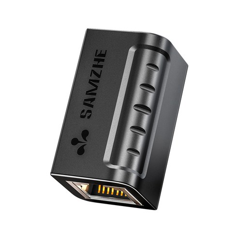 삼지 1000Mbps 랜연장 키스톤 잭 커플러 RJ45, 블랙, 1개