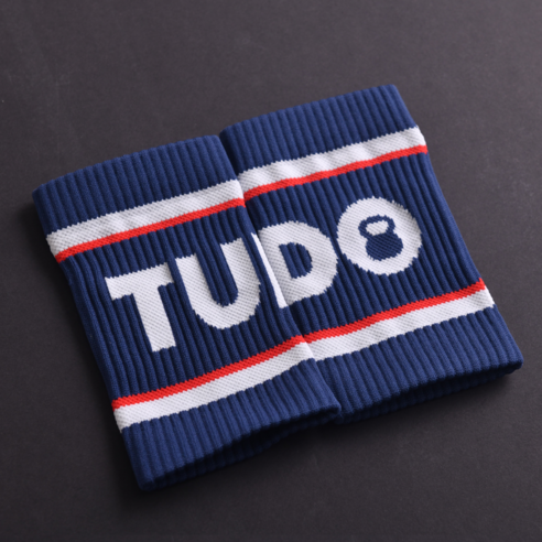TUDO 투도 크로스핏 손목 아대 보호대 스웻 밴드 1+1, 2개, 2.Navy/White/Red 