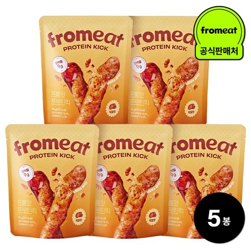 프롬잇 프로틴킥 약과맛 고단백질 과자 칼로리 낮은 간식 트랜스지방0% 달콤한맛 캬라멜맛 인절미맛, 10개, 40g