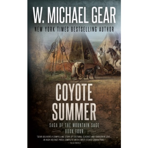(영문도서) Coyote Summer Paperback, Thorndike Press Large Print, English, 9798885797313