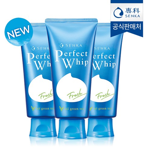 센카 퍼펙트 휩 프레시 클렌징 폼, 100g, 3개