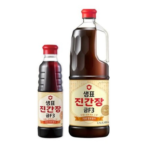 샘표 진간장 금F3 1.7L + 500ML, 상세페이지 참조, 상세페이지 참조, 상세페이지 참조