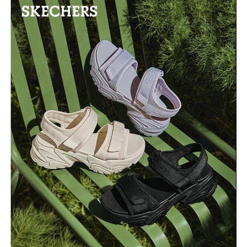 [S]스케쳐스 여성용 Skechers 24년여름 DLITES웨지샌들 비치샌들(사은품증정)