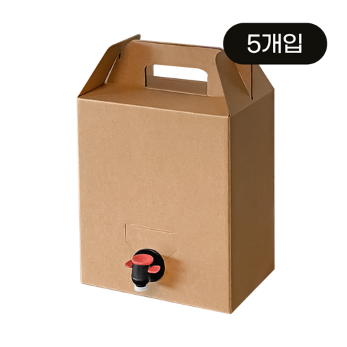 빈아미고 96oz 테이크아웃 투고백 커피캐리어 노즐밸브형, 1세트, 5개입