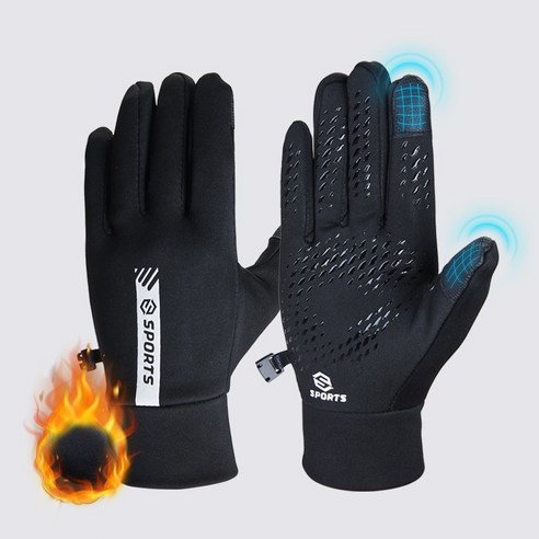 따뜻함과 스마트함을 동시에, 스포츠공식 스마트 터치 기모 방한장갑