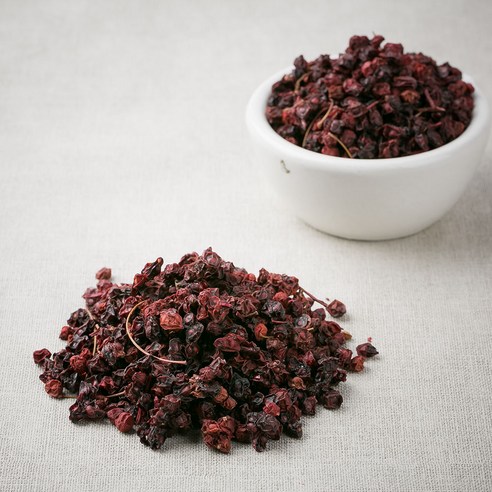 국산 한방차 재료 건 말린 구례산수유 청양구기자 오미자 복분자 차 효능, 국산 오미자 100g, 1개