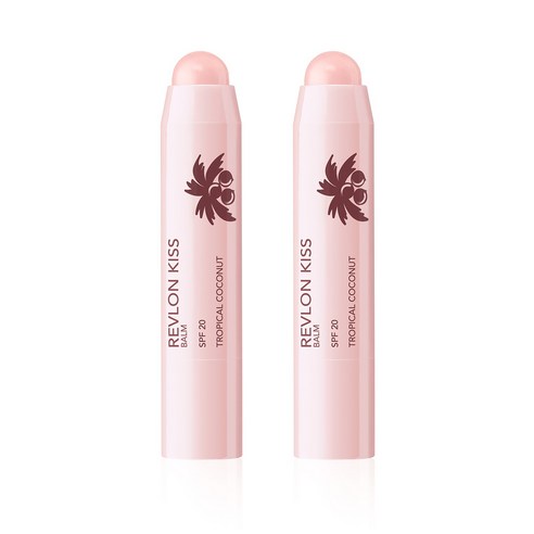 레브론 키스 밤 2.6g, 010 Tropical Coconut, 2개