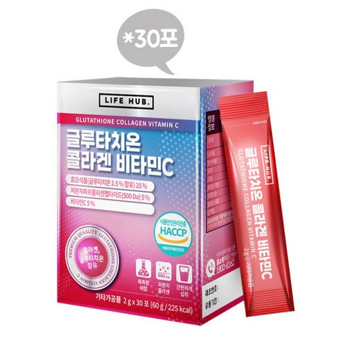 Manifest Health 글루타치온 콜라겐 비타민C 스틱 30포, 1개, 60g