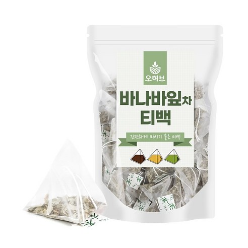 오허브 바나바잎 티백 바나바잎차 25개입, 25개, 1g, 1개