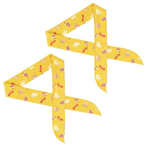 Geek Planet 펫 아이스 스카프 S, 2개, Yellow