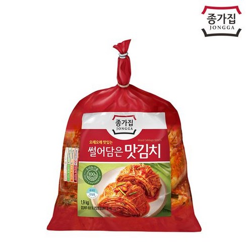 올챙이네 간편하게 맛있는 종가집 썰어담은 맛김치 1.9kg, 1봉