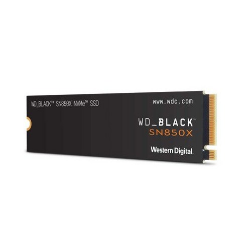 Western Digital WD BLACK M.2 SSD 2TB NVMe PCIe Gen4 x4 7300MBs 6600MBs) PC WDS200T2X0E-EC SN850X
