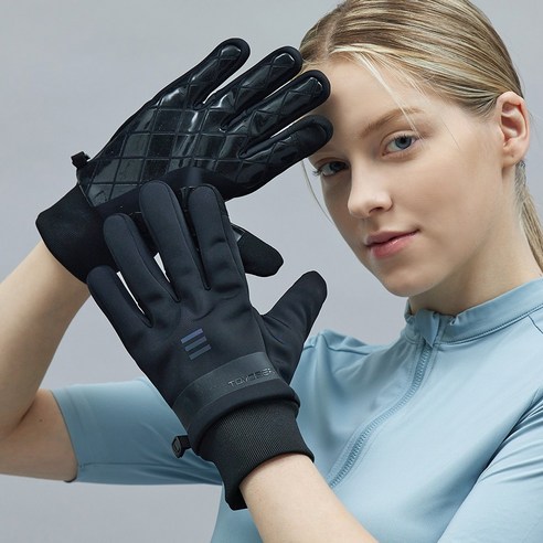 톰디어 겨울 라이딩 자전거 장갑 L 단품 1개, 슈퍼그립 신슐레이트장갑