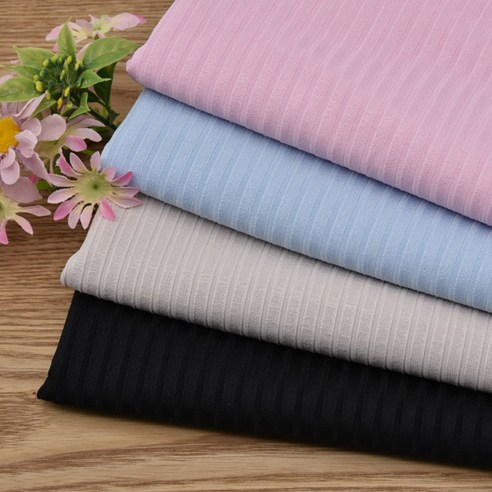 30수 골지다이마루 스판원단 파스텔천, 베이지, 1개