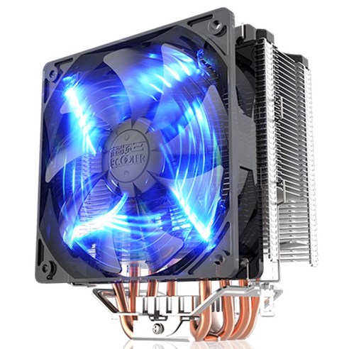 Xzante PCCOOLER Donghai X5 1216 데스크탑 컴퓨터 호스트 동관 CPU 라디에이터 다중 플랫폼 지능형 온도 제어 LED 팬, 검은 색