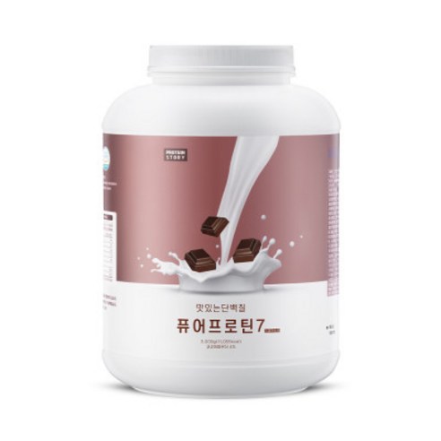 퓨어프로틴7 맛있는 유청 단백질 헬스 보충제 초코3kg, 1개