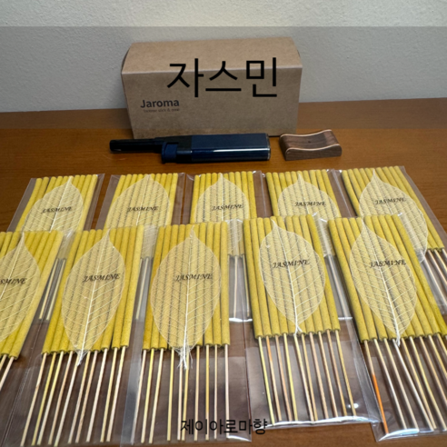 [제이아로마향] 태국 아로마 인센스스틱 향초 총 100개, 자스민