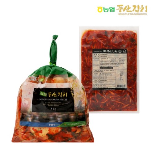 농협 풍산김치 알타리 총각김치3kg+무말랭이1kg, 단품