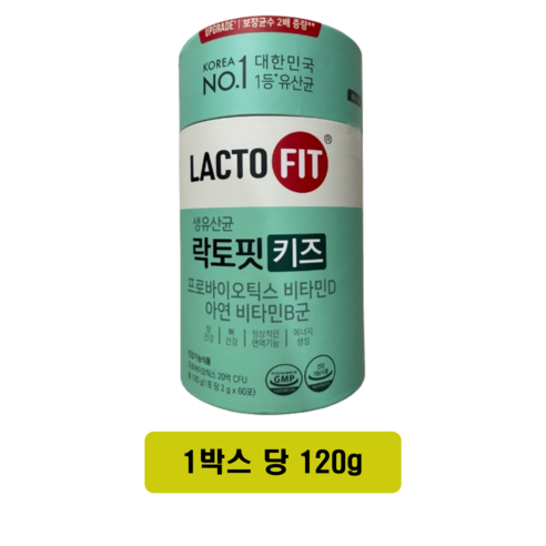 락토핏 생유산균 키즈, 120g, 3개