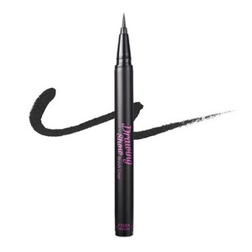 에뛰드 드로잉 쇼 브러쉬 라이너 0.6g, BK801 흑심 블랙, 2개