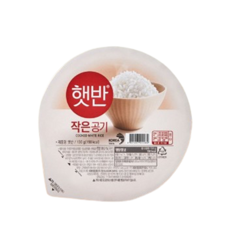 햇반 즉석밥 작은공기, 130mg, 12개