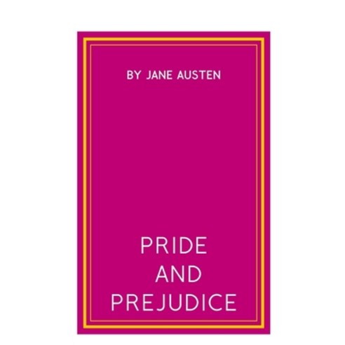 Pride and Prejudice by Jane Austen Paperback, Independently Published, English, 9798744755690