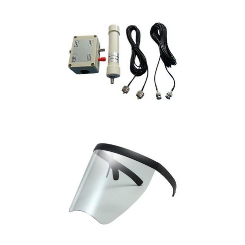 중파 라디오 용 10KHz-30MHz 케이블을 수신하는 액티브 안테나, 80x60x50mm, 블랙, 스틸
