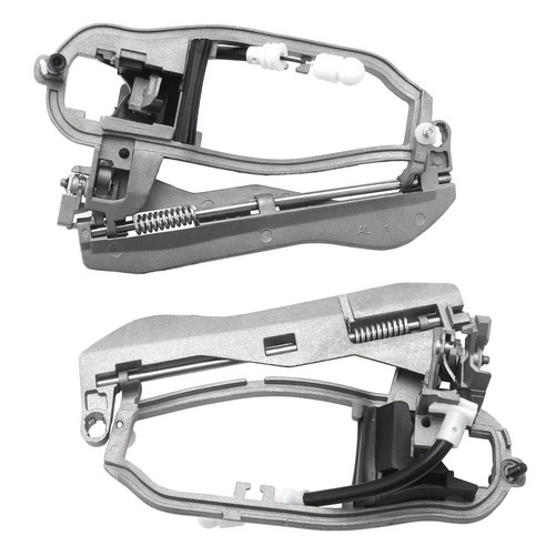 노 브랜드 2Pcs 자동차 인테리어 도어 핸들 브래킷 Bmw X5 E53 2000-2007 51 용 전면 왼쪽 + 오른쪽, 자동차 내부 도어 핸들 브래킷