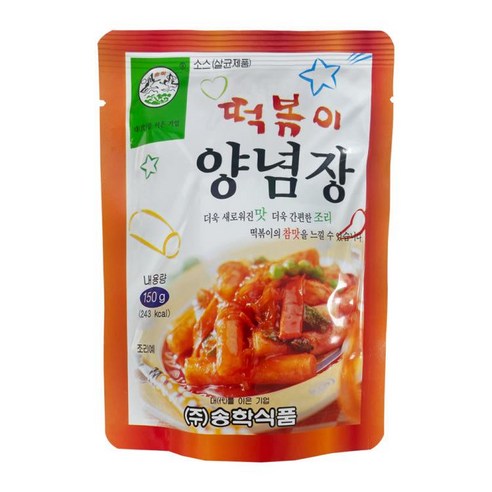 송학식품 떡볶이 양념장, 4개, 150g
