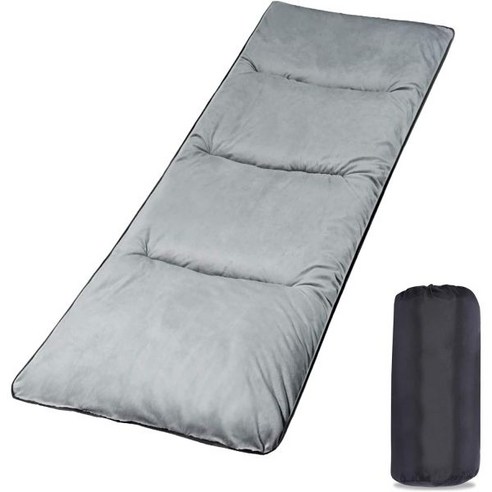 CAMPMAX Cot Mattress Pad for 캠핑 편안한 XL Camp Pads 성인s 아웃도어 실내의 수면ing 그레이/블루, Grey