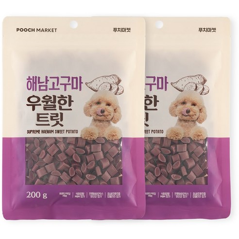 푸치마켓 우월한 비건트릿 200g 2종, 2개, 제주당근 2개