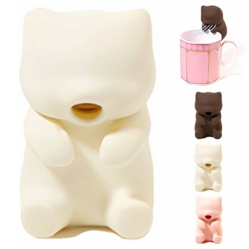 뜨꺼운 물 국물 식혀주는 후후곰 미니 쿨링 곰 선풍기