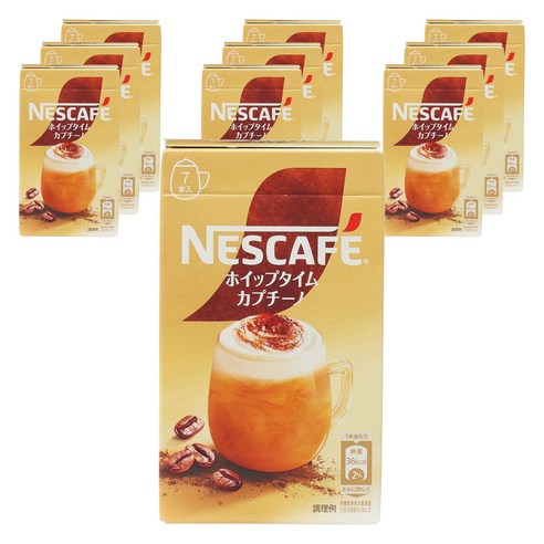 네스카페 휘핑타임 카푸치노, 10개, 8.6g, 7개입