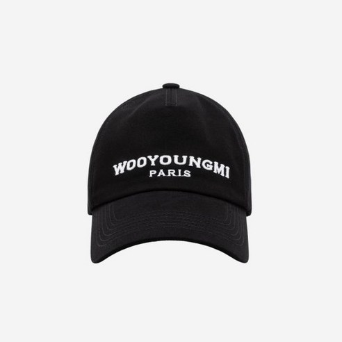 우영미 자수 볼캡 블랙 - 23FW Wooyoungmi Embroidered Ball Cap Black - 23FW