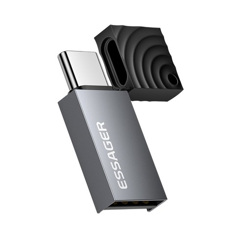 Essager USB 3.2 C타입 마이크로 SD 카드리더기, 1개