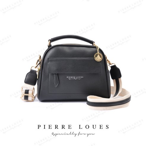 피에르 루이 새로운 가방 여성 단색 대용량 일반 가방 실용적인 핸드백 시리즈 메신저 가방