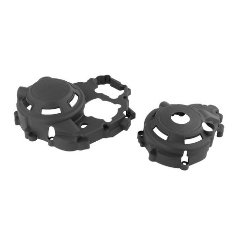 오토바이 엔진 프로텍터 커버 혼다 crf250l 300l에 맞는 전문 가드 케이스, 315x235x120mm, 검은 색, ABS